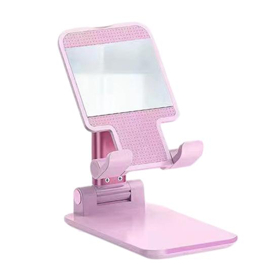 Adjustable Foldable Phone Stand Portable Desktop Holder for Tablets Smartphones Non-Slip Scratch-Proof Phone Mount for Video Calls Streaming Travel