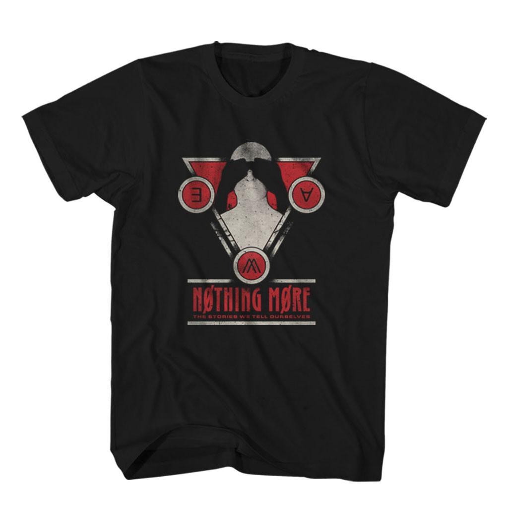Men s Nothing More Eyes Covered Slim Fit T-Shirt Mens Womens Tees Top  Black S