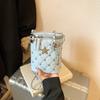 Design bright diamond box bag, new fashionable diamond chain bag, wind temperament crossbody shoulder bag