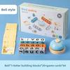 Wooden Educational Word Building Blocks For Kids Age 3 To 6 With Diy Fun And Cognitive Development
