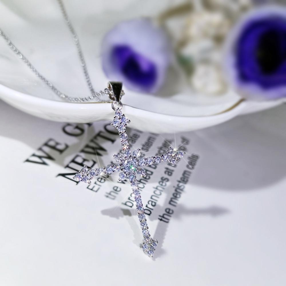 Cross Necklace New Style Trendy Temperament Women's Earrings Korean Street Creative Pendant