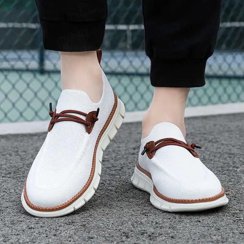 Platform Non-slip Sole Sneakers For Men Sport Running Men's Casual Shoes Sneakers Casual White Tennis For Men High Brand