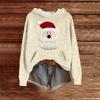 Sweatshirts For Women Knit Sweater Cute Shirt Fall Pullover Hooded Sweatshirt