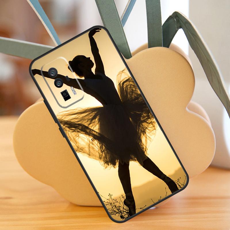 Ballerina Ballet Dance Girl Case For Xiaomi 13T 11T 12T Pro 13 14 Ultra 12 Lite POCO F6 F5 X6 Pro M6 X3 X5 M5s F3 Cover