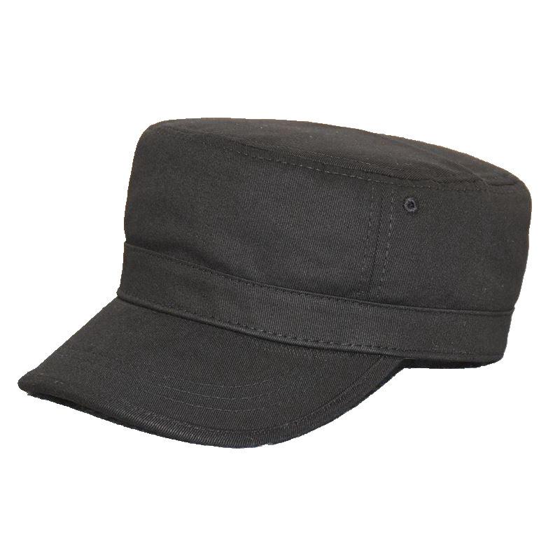 European and American Style Deepens, Flat Top Hat, Big Head Circumference, Men's Hat for Leisure Travel, and a Beach Military Hat.
