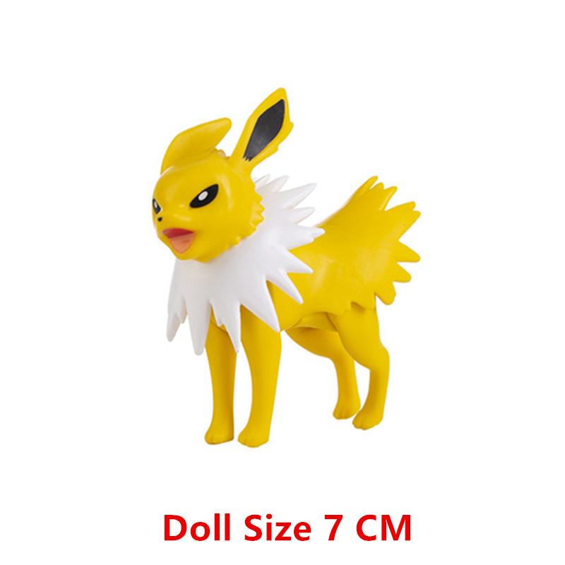 Toys Model Pokemon Anime Figure Pikachu Eevee Charizard Mewtwo Cartoons Figure Collection Pocket Monster Action Birthday Gi Kids