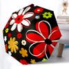 1pc Floral Pattern Automatic Open/Close Folding Umbrella - Compact 8-Rib Design, Daily Use, Perfect Gift for Friends & Family Yy251124219