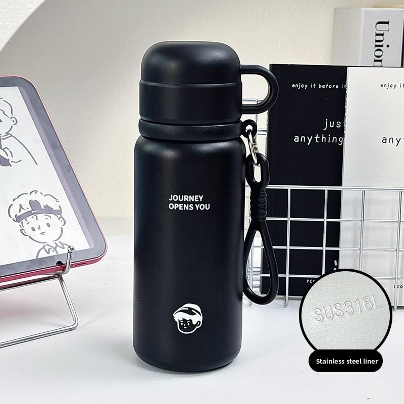 Modern Stainless Steel Insulated Tea Cup With Ceramic Inner For Office And Travel Use