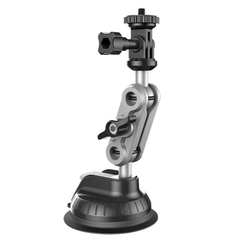 

Car SuctiCup Holder Vehicle Mount for DJI Pocket 3 Action 6 5 PRO GoPro Hero 13 Insta360 X5 Action Camera Dashboard Holder чёрный