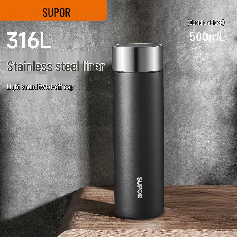 SUPOR 316L Stainless Steel Tea Infuser Thermos Mug