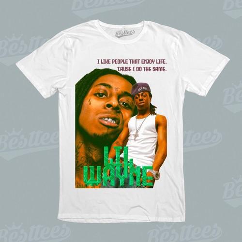 Weezy LIL WAYNE RAP RAPPER American HIP-HOP Artist R&B Band Music Tee T-shirt S разноцветный