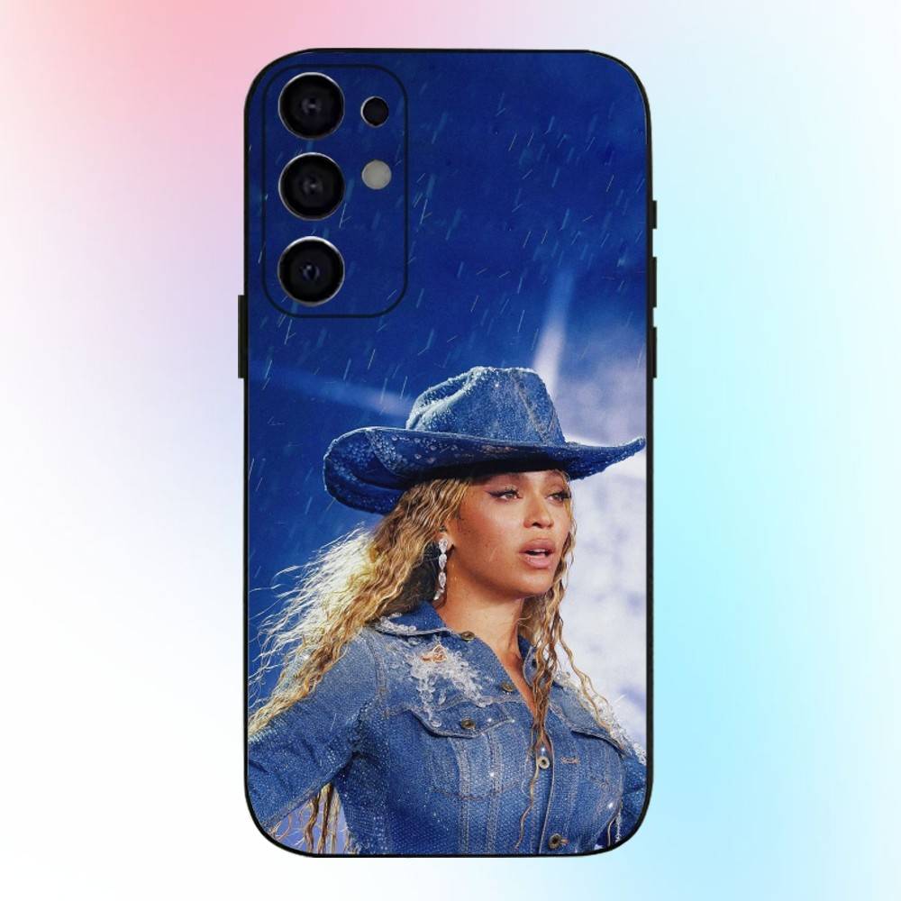 C-Carter Cowboy B-BEYONCE Phone Case For Samsung S25,S24,S21,S22,S23,S30,Ultra,S20,Plus,Fe,Lite,Note,10,9,5G Black Cover