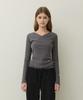 PANDORAFIT Belling Wrap T-Shirt (Dark Gray)