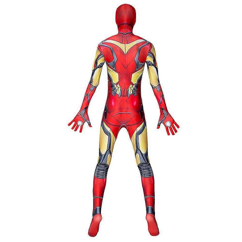Marvel Avengers Iron Man Costume Adult Superhero Cosplay Costumes Halloween Dress Up Jumpsuit