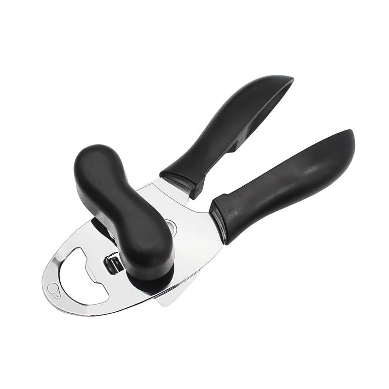 

Multifunctional Manual Can Opener 1pc Four-in-One Opener Stainless Steel Professional Openers Kitchen Useful Tools VIE LENTE чёрный