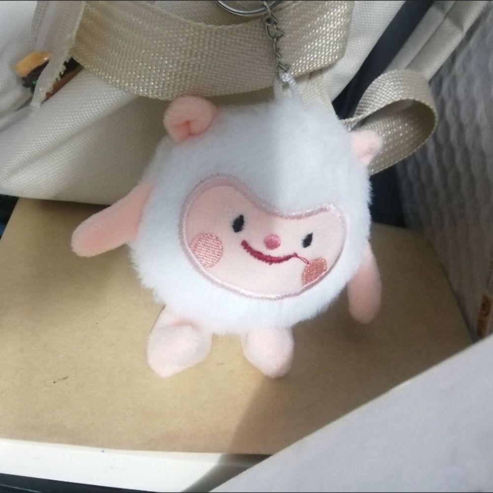 Dongdong Sheep Little Sheep Plush Keychain Bee Sheep Dongdong Sheep Plush Keyring  Kids Gift