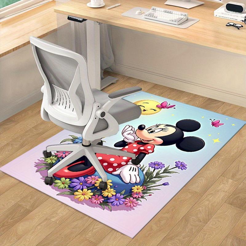 1pc. Cute Minnie Mouse Outdoor Rug for Home Decor, Office Carpet Gift Idea with Flowers and Butterflies Designz041102