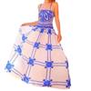 Women's Summer Casual Boho Long Sundress Spaghetti Strap Square Neck Sleeveless Flowy Maxi Dresses A Line Beach Dress for Women