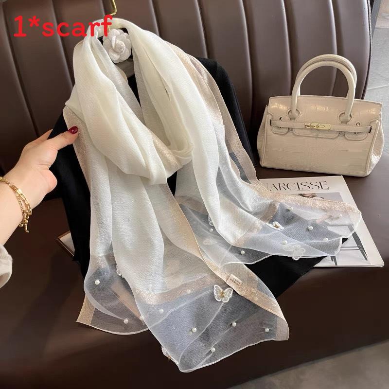 Foulard in Seta Ispirato alle Farfalle con Stile Elegante per Accessori Moda Primavera Estate