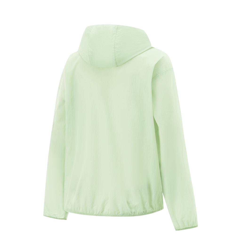 Li Ning Comprehensive Training Series Ice Silk Cool Comfort Sports Windproof Sun Protection Jacket Women Jacket Ice-Green AFDV428-8