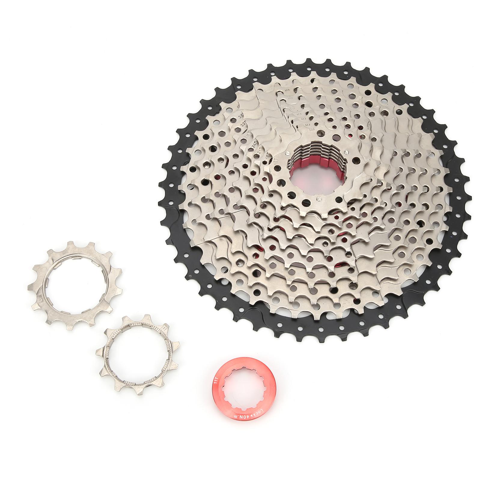 Shoemst Ztto 11 Speed Cassette 11‑46T Mountain Bike Freewheel Cassette Sprocket Bicycle Freewheel Replacement