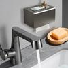 Toilet Paper Roll Holder Bath Tissue Holder Paper Roll Organizer Napkin Dispenser Rustproof Aluminum Wall Mount Box No Drill