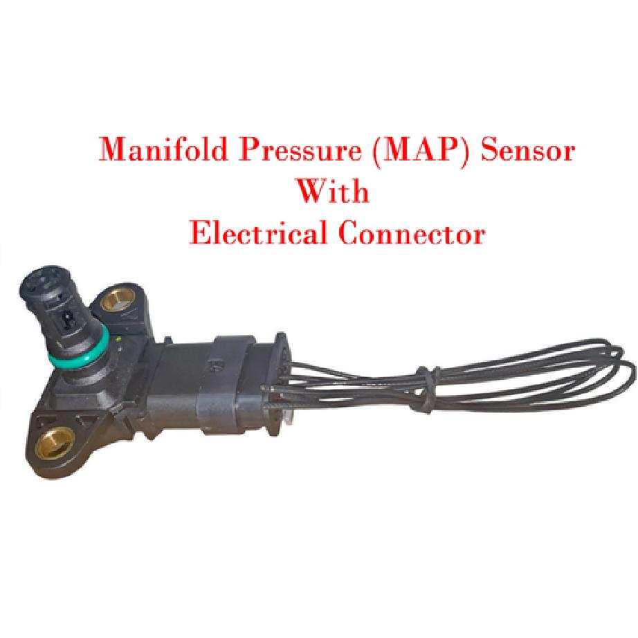 MAP Sensor Turbocharger Boost Sensor & Connector Fits: BMW 2012-