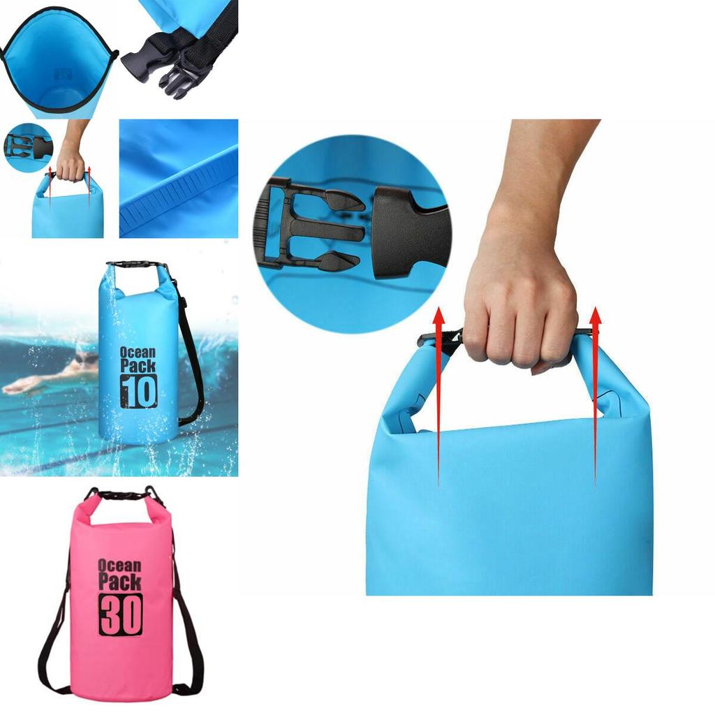 Versatile Waterproof Dry Bag For Boating And Camping With Durable Pvc Construction