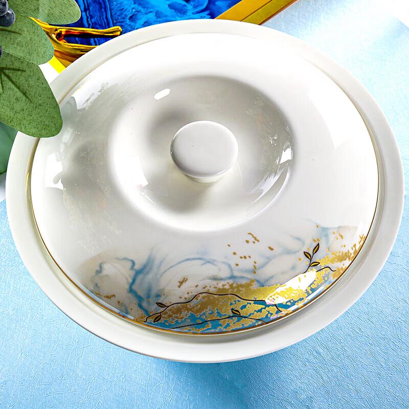 Exquisite 52-Piece Chinese Bone China Dinnerware Set