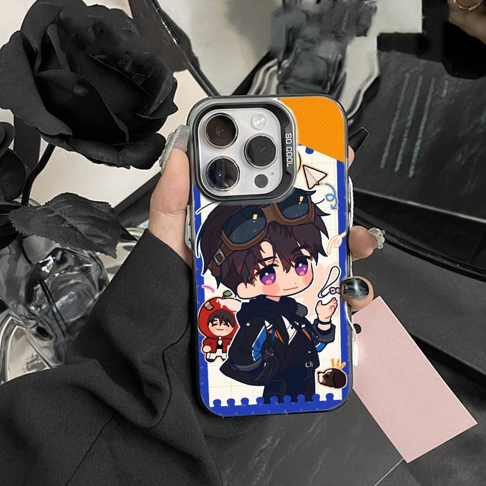 T-Love And Deepspace Phone Case For iPhone 17,16,15,14,13,12,Pro MAX Black Matte Shockproof Cover iPhone17promax
