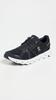 On Cloud 6 Size 22cm Women's Sneakers, Black/White,
