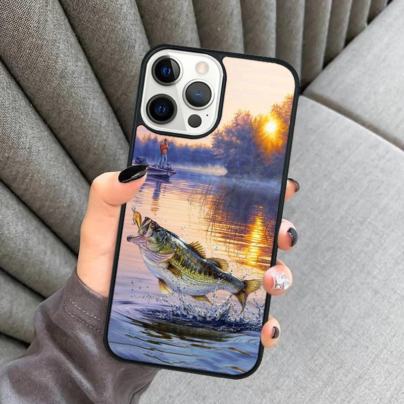 Rainbow Trout Fishing Skin Phone Case For iPhone 17 Air 16 16e 15 13 14 Pro Max 11 12 Plus 2022 MAX Shell Cover coque