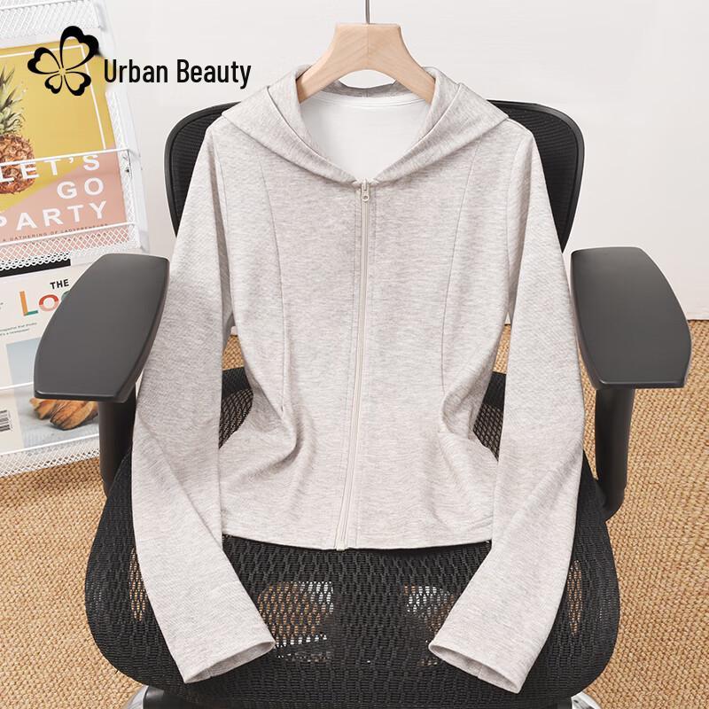 

Women s Short Hooded Cardigan Sweatshirt 2XL