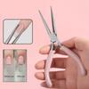 Acrylic Nails Pincher Quick Building Nail Shaping Clip Manicure C Curve Pinching Tool Nail Extension Tweezers Grip for Gel