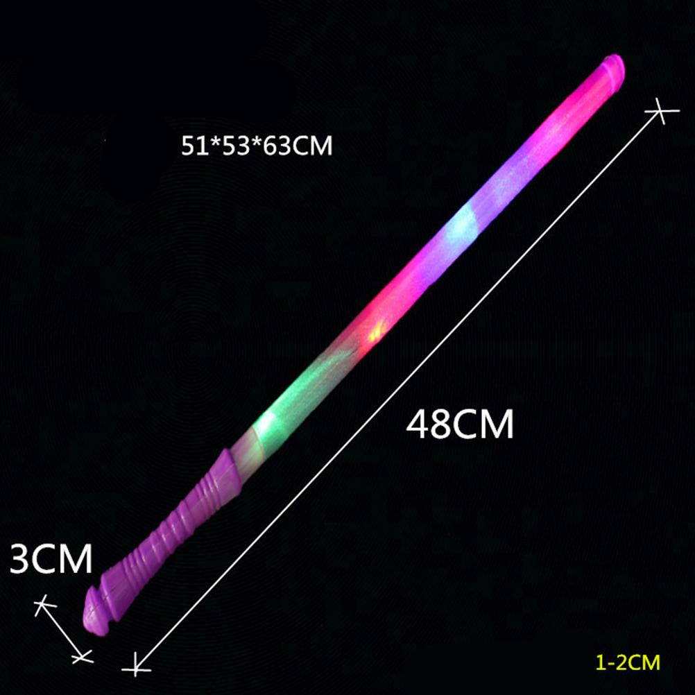 12pcs 48CM Flashing Sticks LED Glow Stick Party Favors Light Toys for Concert Birthday Festivals