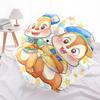 Chip and Dale Themed Automatic Opening and Closing Umbrella, Brightly Colored 8-rib Portable Umbrella, Suitable for Men and Women, A Perfect Gift for