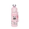 Panda Children's Thermos Cup Students Go To School New Boys and Girls High Appearance Level Double Drink Straw Insulated Water Cup