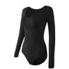 Nahtloser formender Bodysuit für Damen in Übergröße: Langarm Tummy Control