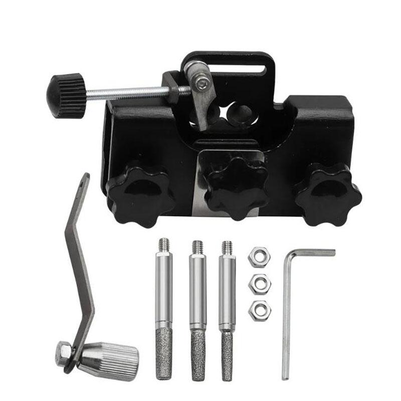 Wood and Garden Sharpening With 3 Grinding Rod Woodworking Chainsaw Sharpener Electric Saws Repair Tools Hand-operated