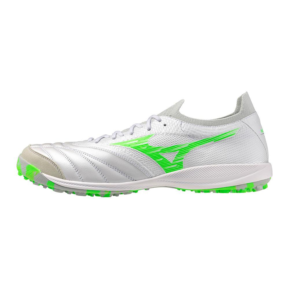 Mizuno Morelia Neo Sala B Comfortable Versatile Shock Absorbing Durable Soccer Shoes Unisex Soccer Shoes White Green Q1GB251037