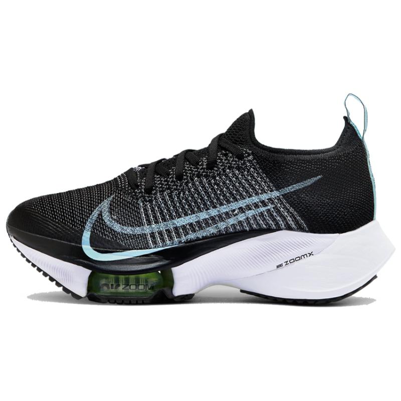 Nike Air Zoom Tempo NEXT% Flyknit 'Black Glacier Blue' Women's Sneakers casual CI9924-001