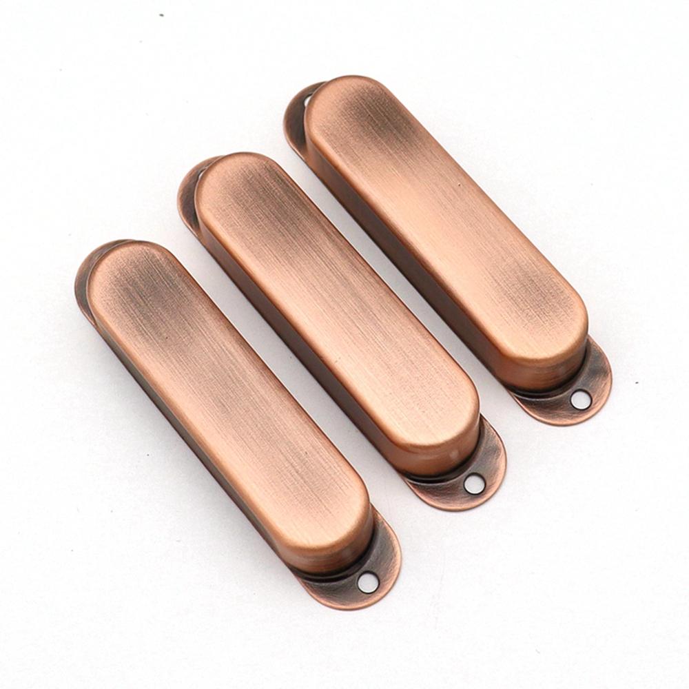 

3Pcs Guitar Closed Single Coil Pickup Cover ST Metal sealed single coil pickup outer shell 5 Colour