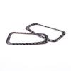 For Corvette C8 -Up Carbon Fiber A-Pillar Air Vent Frame Trim Cover Stickers