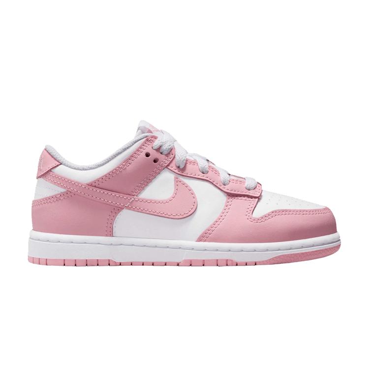 

Nike Dunk Low PS Средний Мягкий Розовый Детские Кроссовки Белый FB9108-125 32
