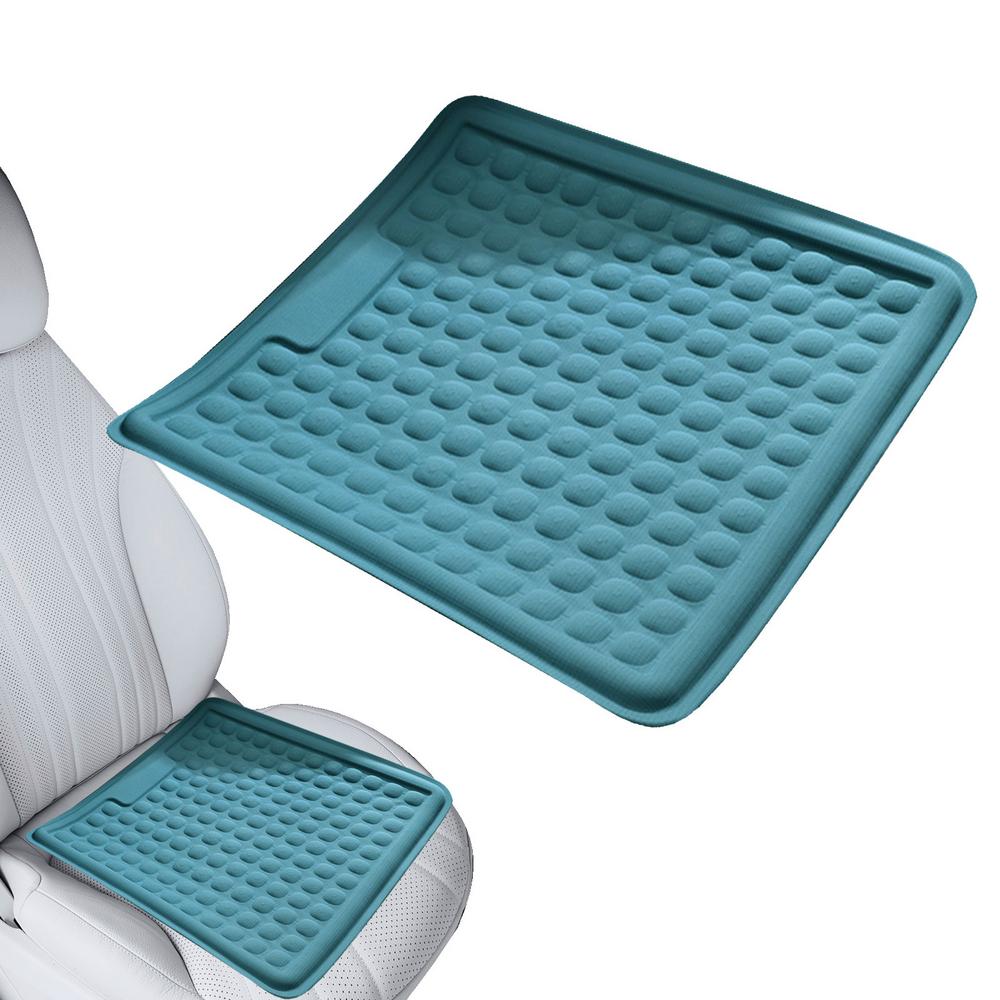 

Car Gel Seat Cushion Non Slip Gel Cushion For Pressure Reduction Ergonomic Support Pad Soft Seat Cooling Cushion For Drivers синий