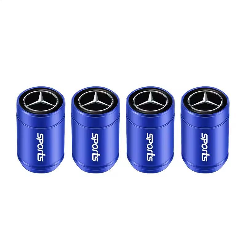 4Pcs Aluminum Alloy Car Wheel Tire Valve Caps Stem Cover For Mercedes-Benz W203 W204 W205 W212 W213 W166 W176 W167 W168W177 W223  c1