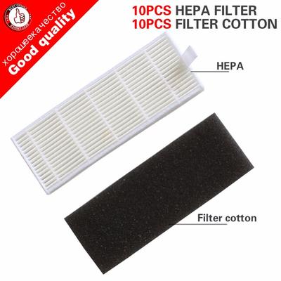 Éponge + filtres pour Robot de nettoyage ILIFE, pour aspirateur Robot Huwi Ilife A4 A4S A6, filtre Hepa pour Ecovas DN621 DN621 DN620
