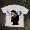 SADE Y2K Vintage Harajuku Streetwear Oversized T Shirt Goth Casual Loose Hip-Hop Top Clothes Tee Real Casa Tennis Club