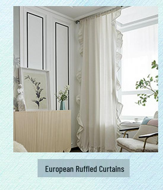 Rote Böhmische Gestreifte Baumwollleinen Vorhänge für Wohnzimmer - Retro-Stil