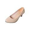 Sapatos de Salto Fechados Coloridos Femininos para Primavera e Verão